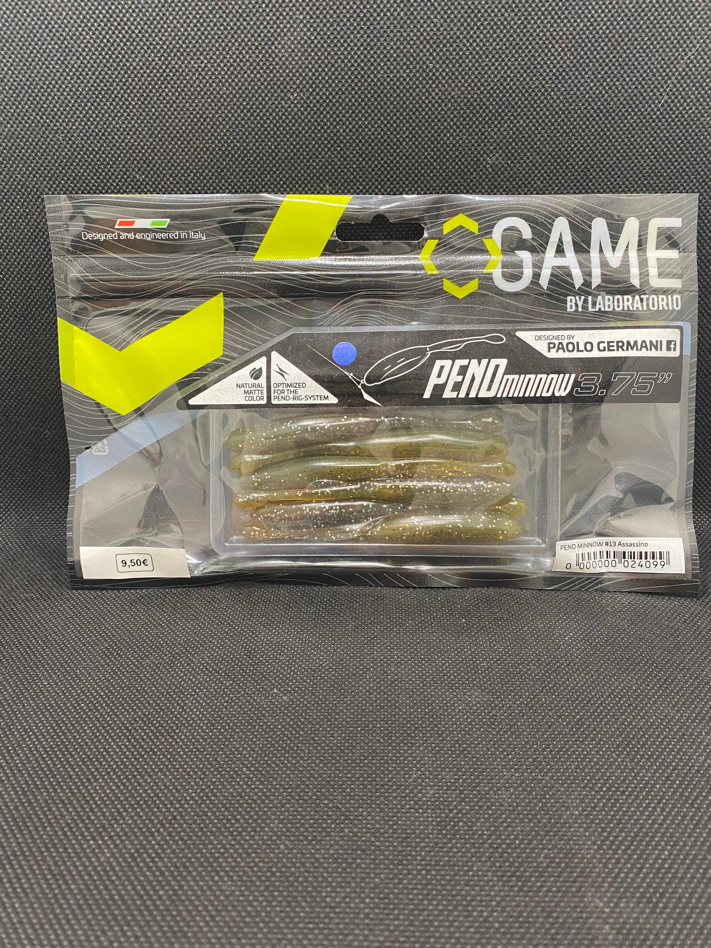 Gomma 'PEND MINNOW' 3.75'' Preda Elettrica