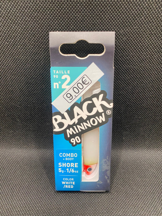 Corpo "Black Minnow"n.2 white Red 5g